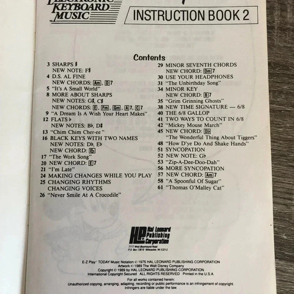 Vintage Disney Keyboard  Books - Picture 5 of 11